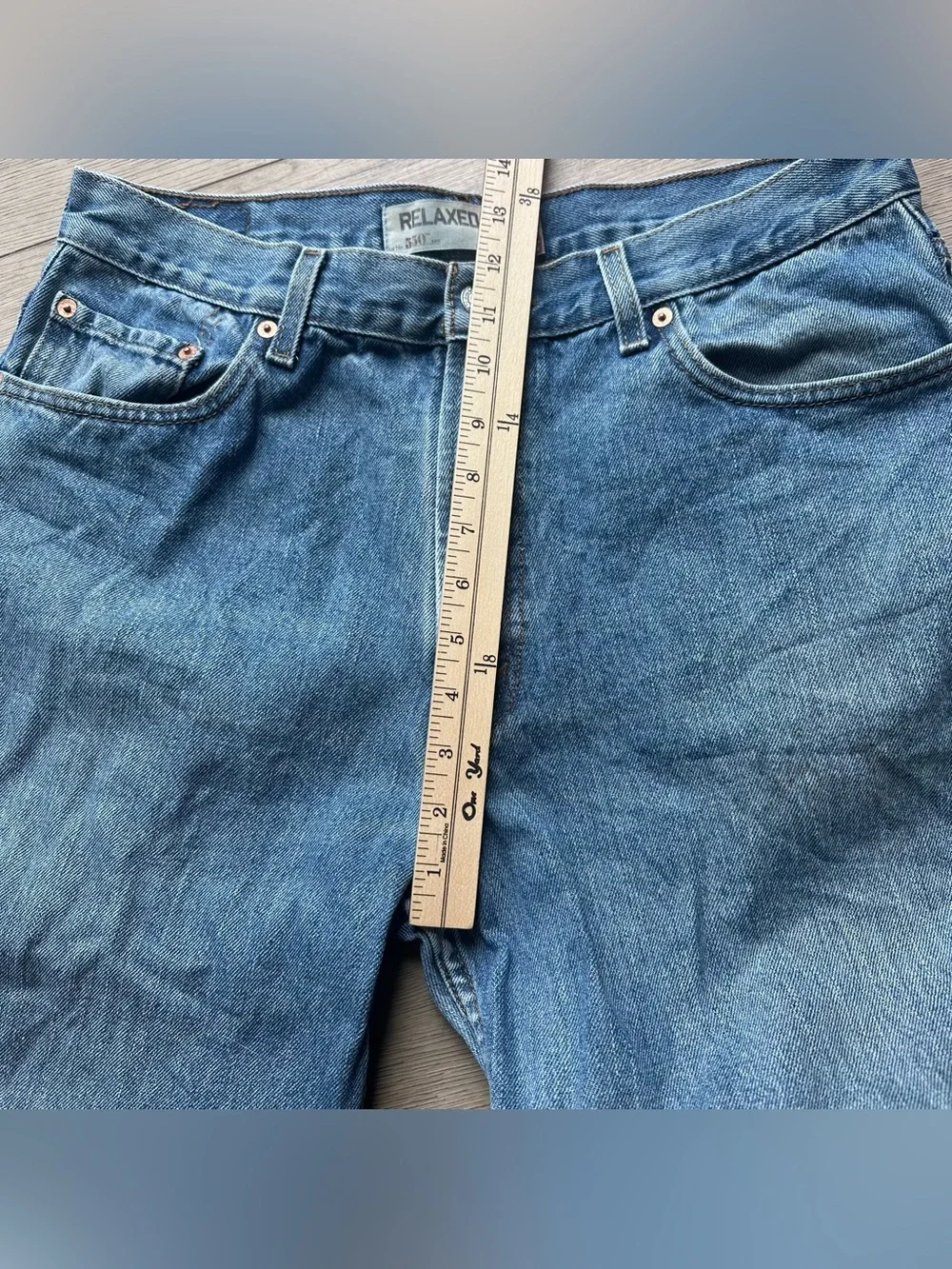 Levi’s 550 Relaxed Fit Jeans Men’s 36x36‎ Light Wash Straight Leg 100% Cotton